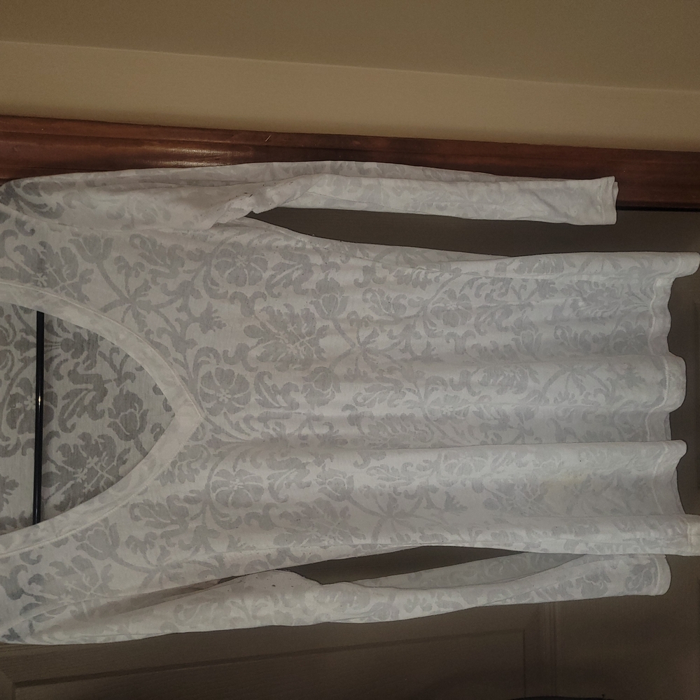 Express White Long Sleeve Tee